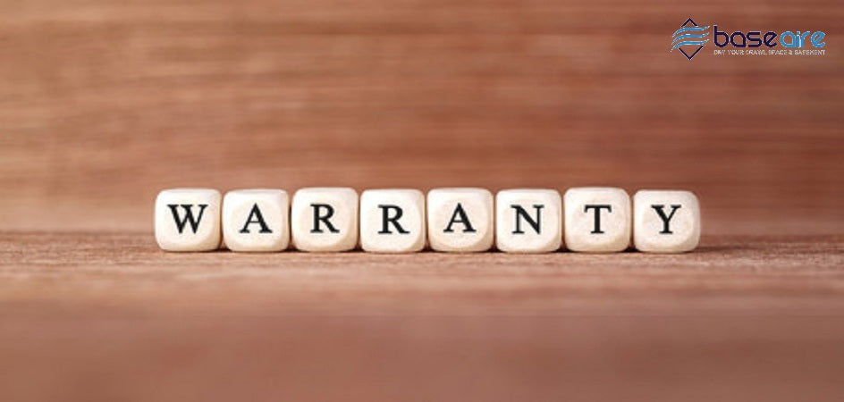 Warranty on Dehumidifiers