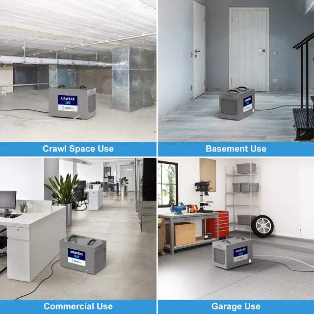 BaseAire 220 PPD Crawl Space Dehumidifier