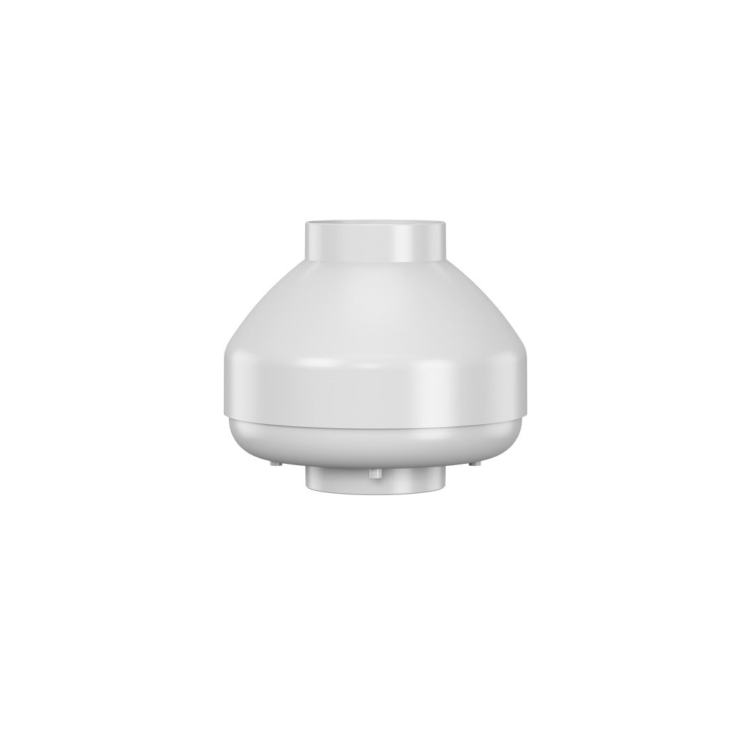 BaseAire RadonEx 15F Quiet Energy Efficient Radon Ventilating Exhaust Fan for Crawlspace or Slab Application