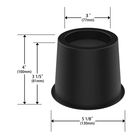 BaseAire 4 Inch L-Shaped Design Dehumidifier Booster Pad Heavy Duty Dehumidifier Lifter