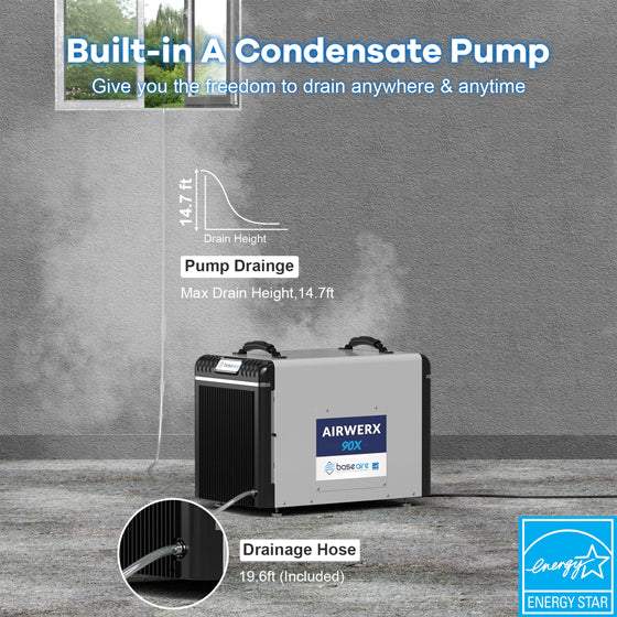 90 PPD Dehumidifier With Pump