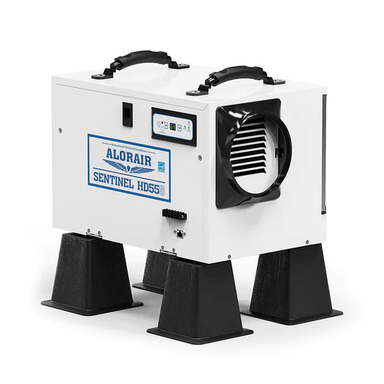 BaseAire Dehumidifier Risers 6 Inch - Heavy Duty Dehumidifier Lift Risers, Support Up to 2200 Lbs Dehumidifier Risers 4 Pieces, Black