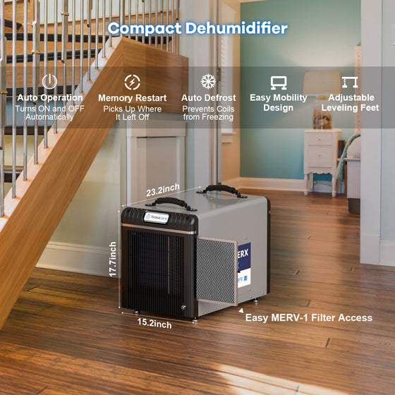 Compact Dehumidifier Pump Drain