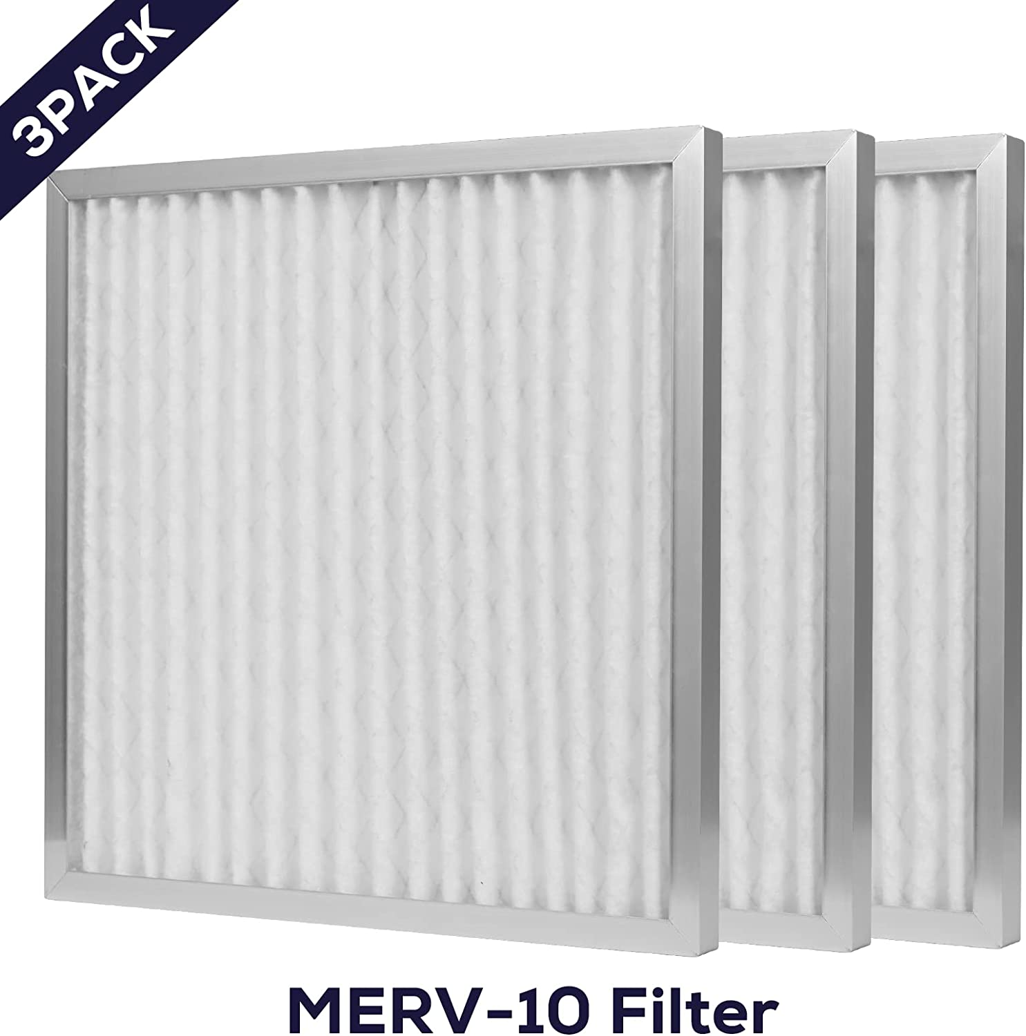 BaseAire 3 Pack MERV-10 Filter AirWerx 100X, AirWerx 120X