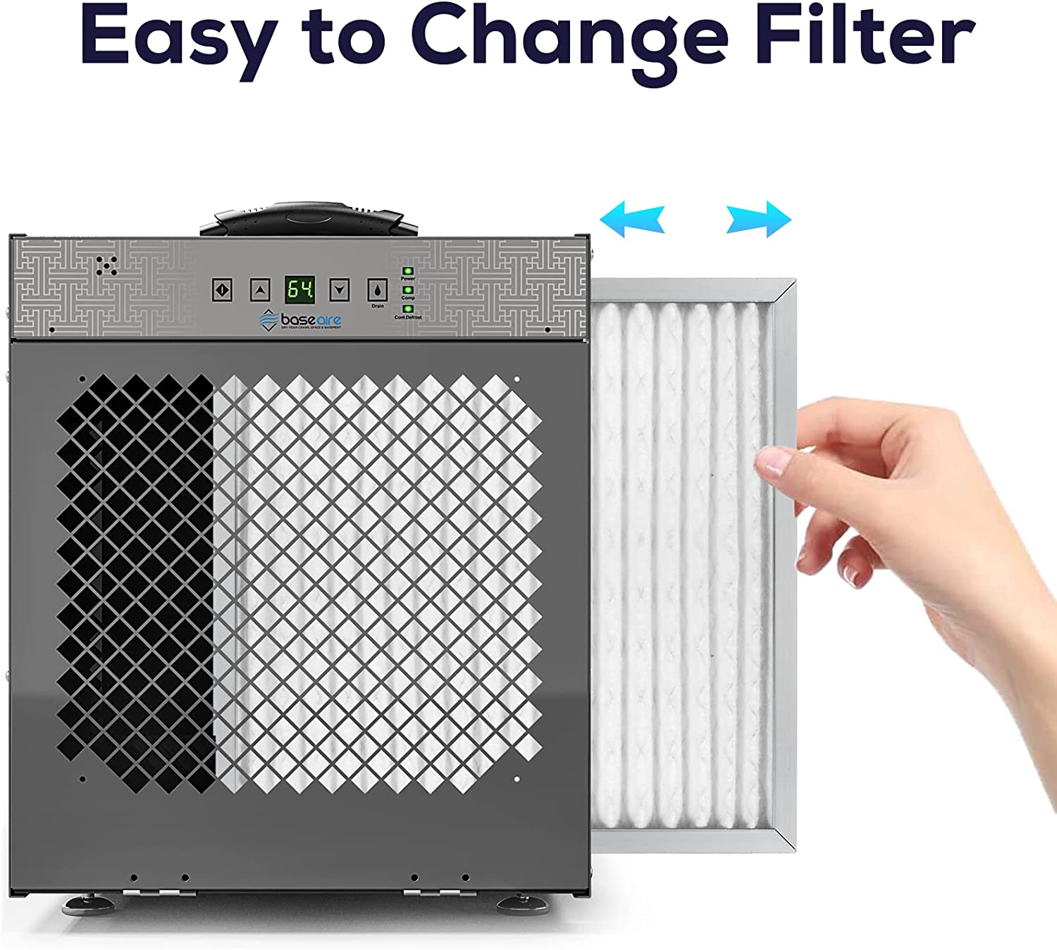 BaseAire 3 Pack MERV-10 Filter AirWerx 100X, AirWerx 120X