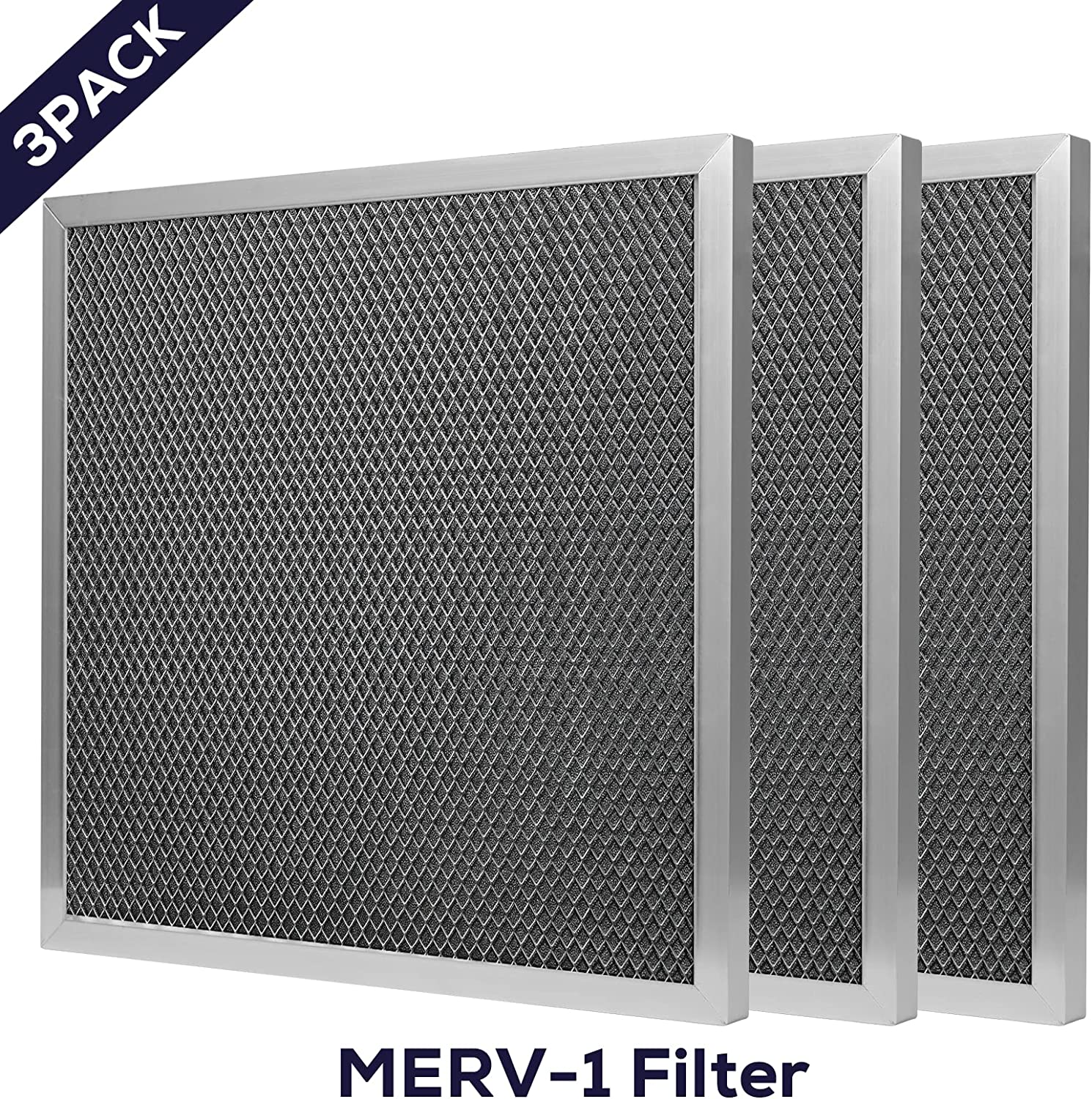 BaseAire 3 Pack MERV-1 Filter for AirWerx100X, AirWerx120X