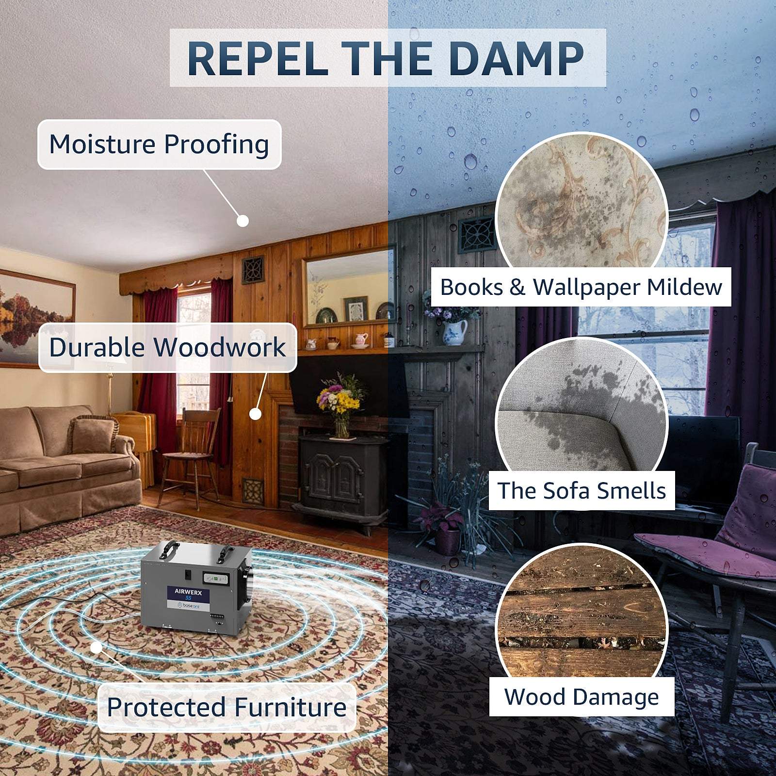 120 Pint Dehumidifier for Basement