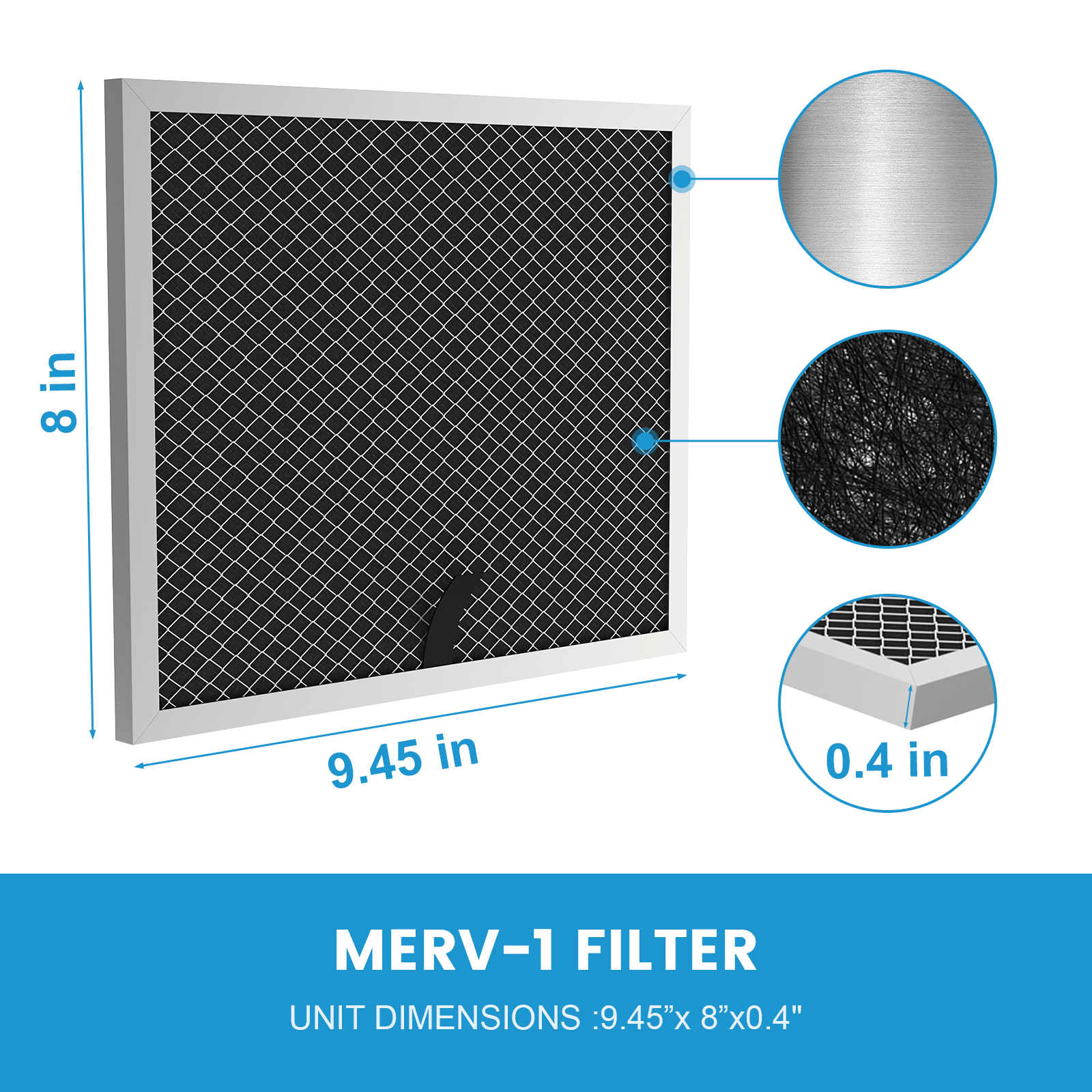 BaseAire 1 Pack Merv-1 Filter for AirWerx 35P