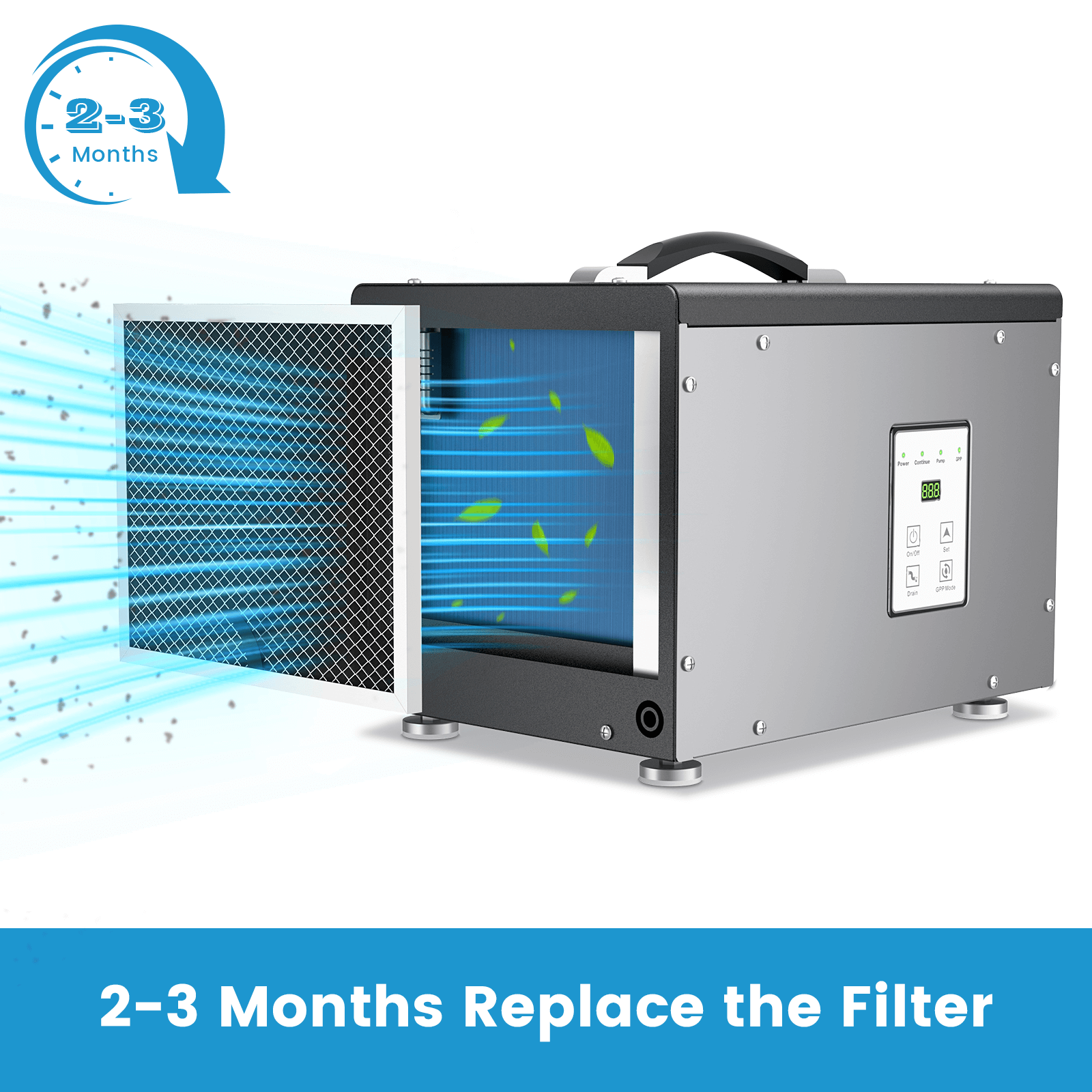 BaseAire 1 Pack Merv-1 Filter for AirWerx 35P