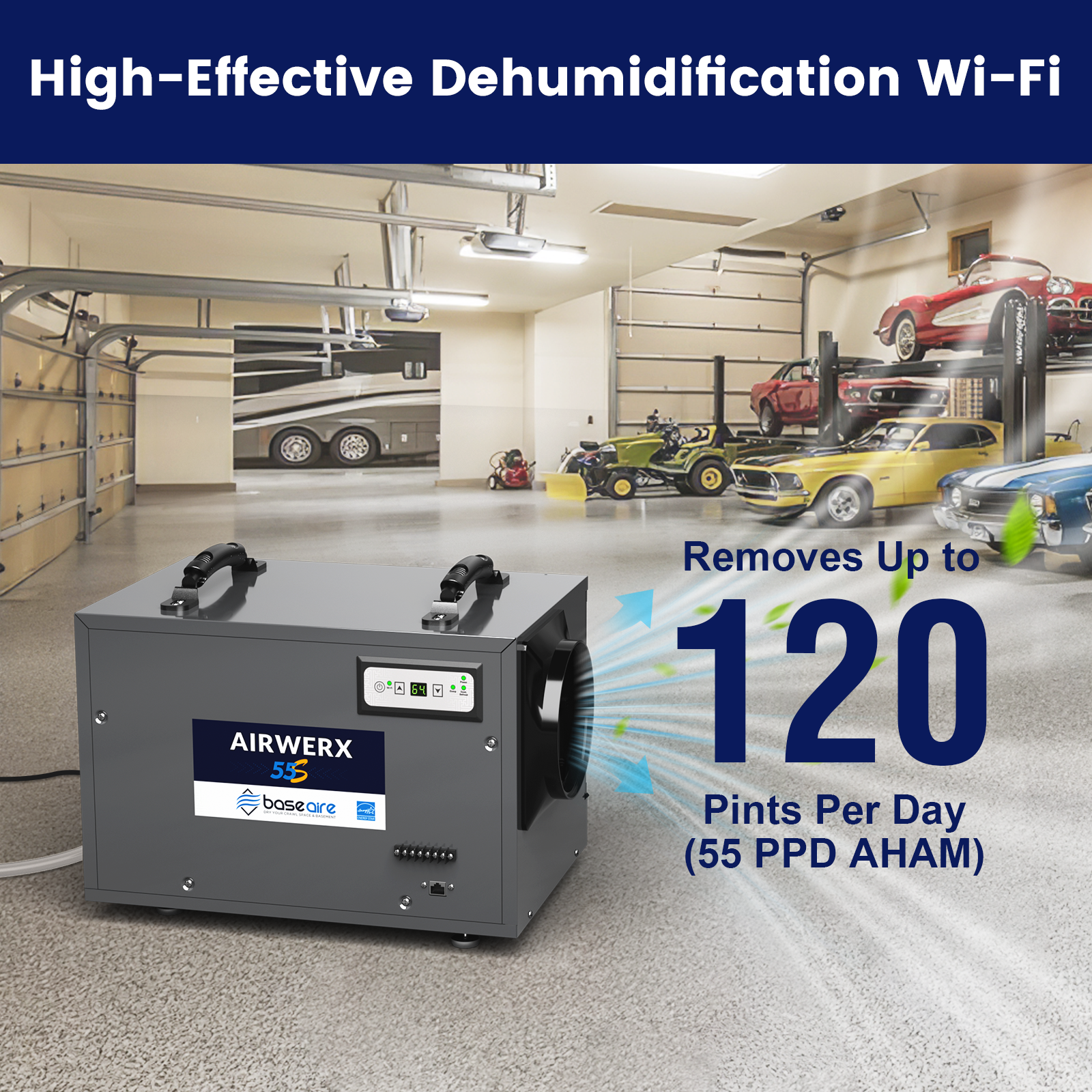 AirWerx 55S Smart Dehumidifier