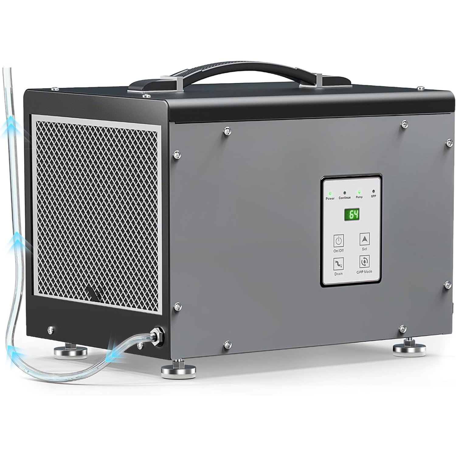 BaseAire® AirWerx 35P Dehumidifier for Basement, Crawl Space Dehumidifier with Pump