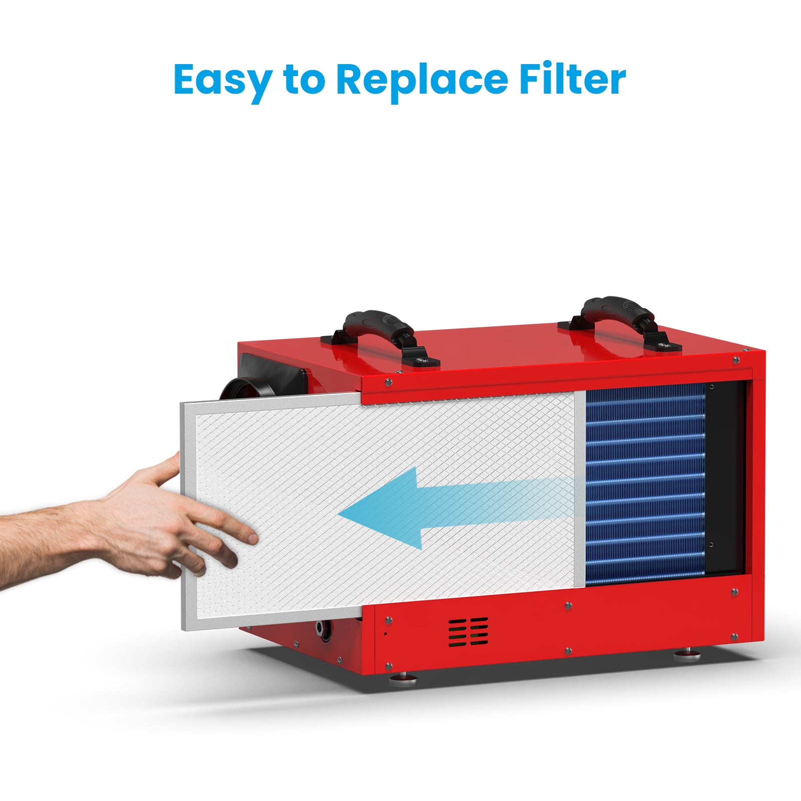 BaseAire 1 Pack Merv-8 Filter for Airwerx55, Airwerx65X