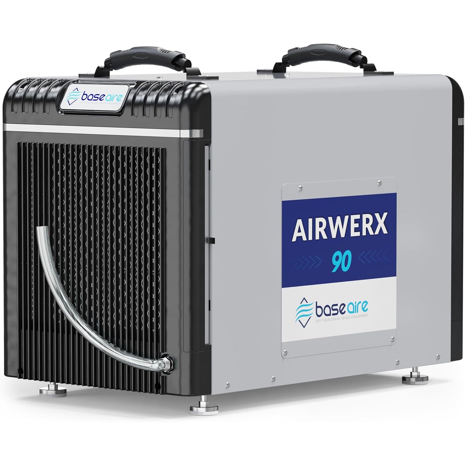 BaseAire® AirWerx 90 Crawl Space Dehumidifier, 198 Pints Commercial Dehumidifier with Energy Star