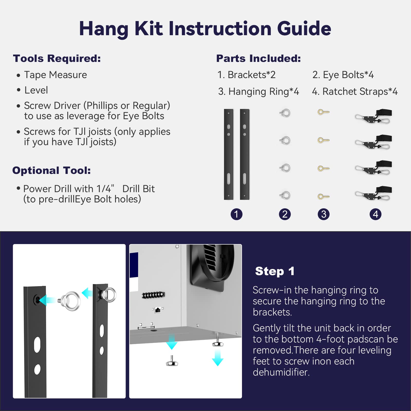 BaseAire Hanging Kits