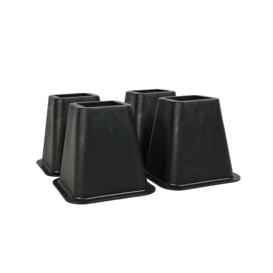 BaseAire Dehumidifier Risers 6 Inch - Heavy Duty Dehumidifier Lift Risers, Support Up to 2200 Lbs Dehumidifier Risers 4 Pieces, Black