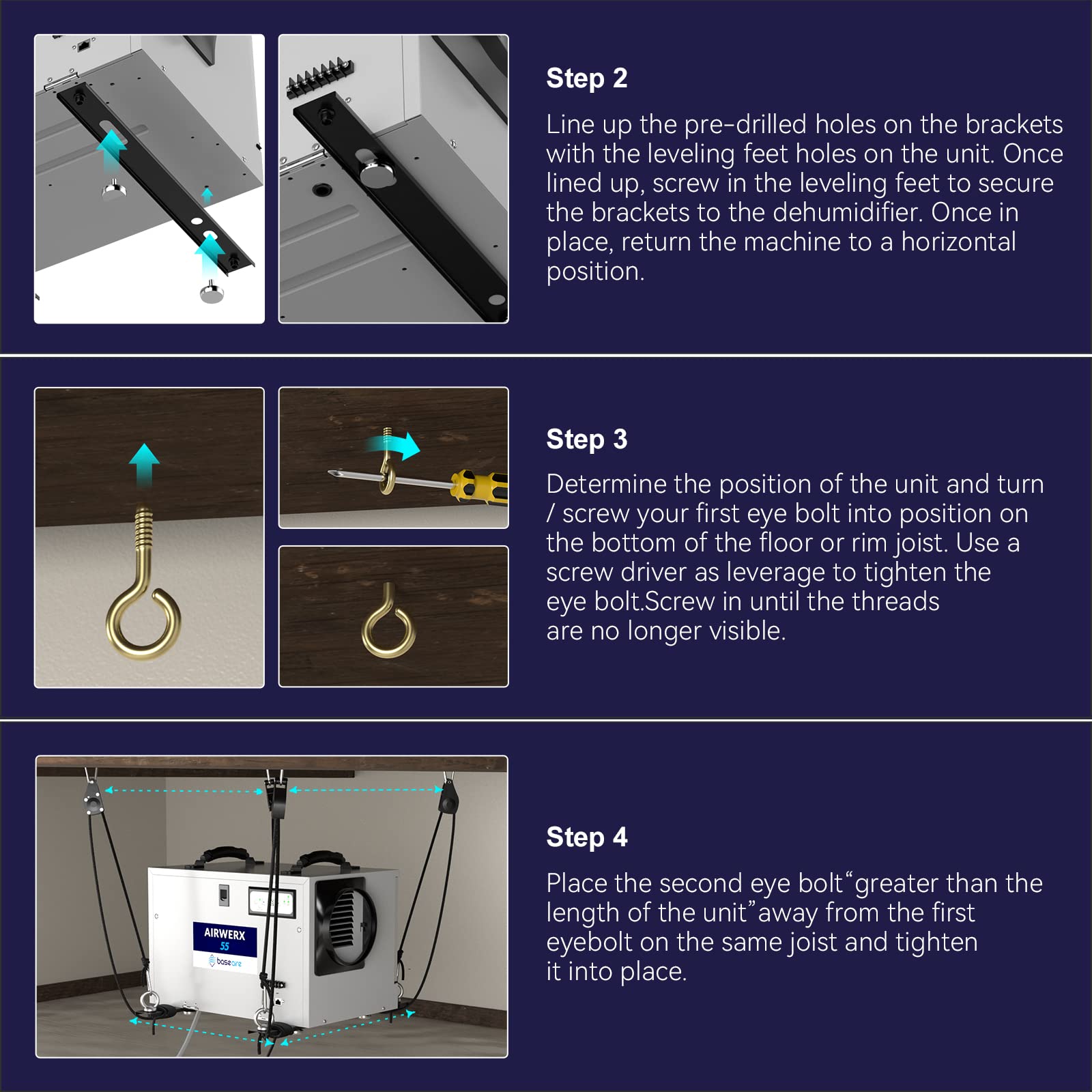 BaseAire Hanging Kits