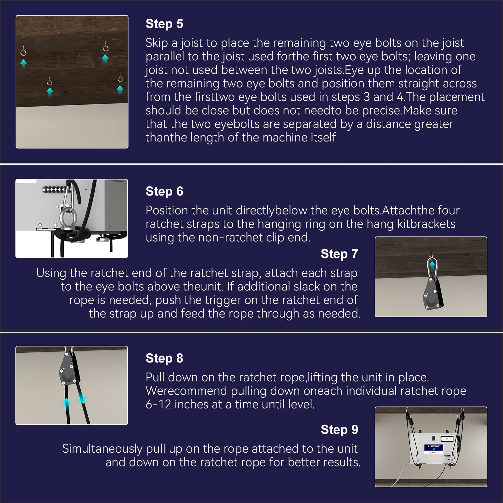 BaseAire Hanging Kits