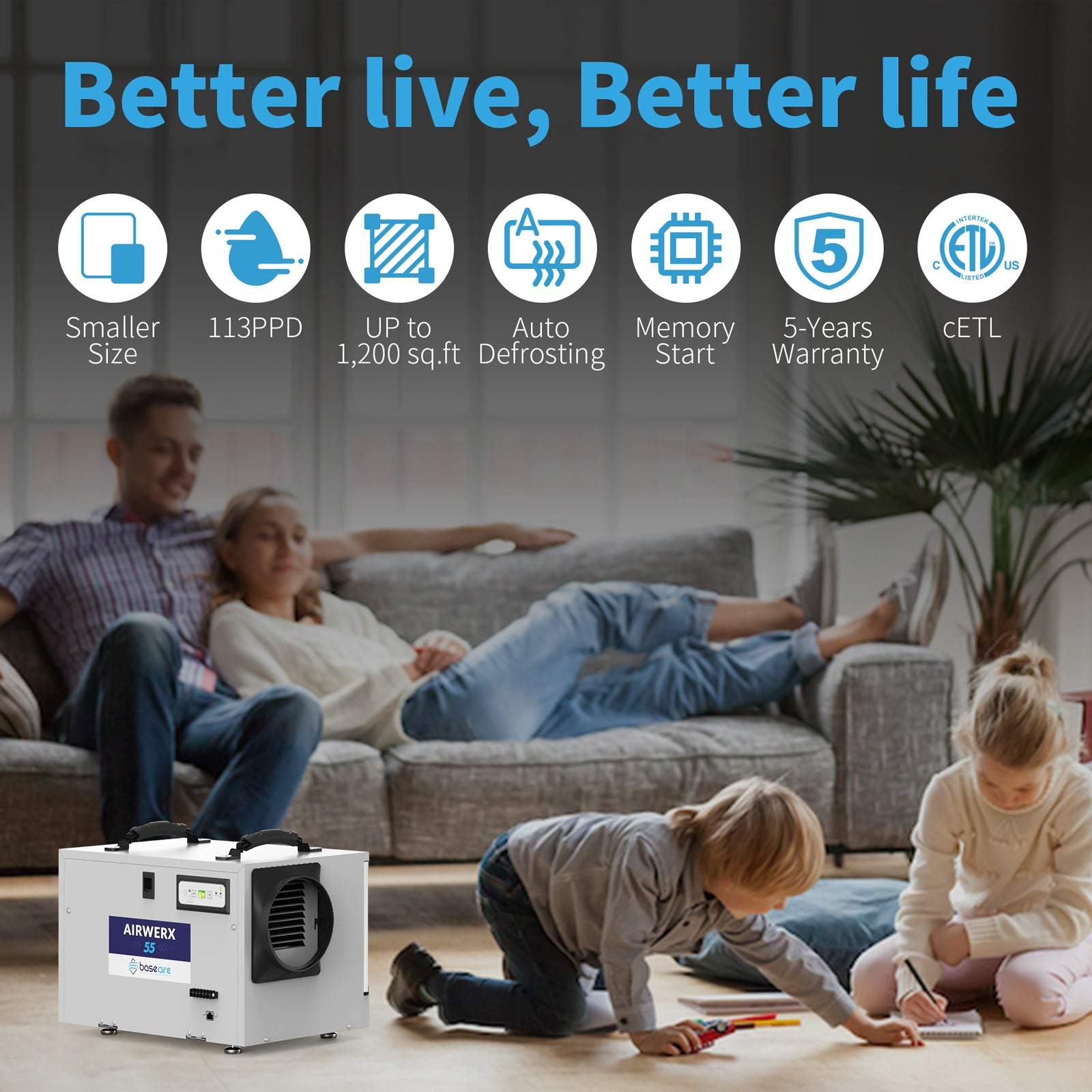 Dehumidifier for Crawlspace