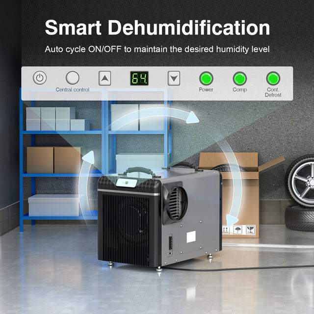 BaseAire 90 PPD Crawl Space Dehumidifier