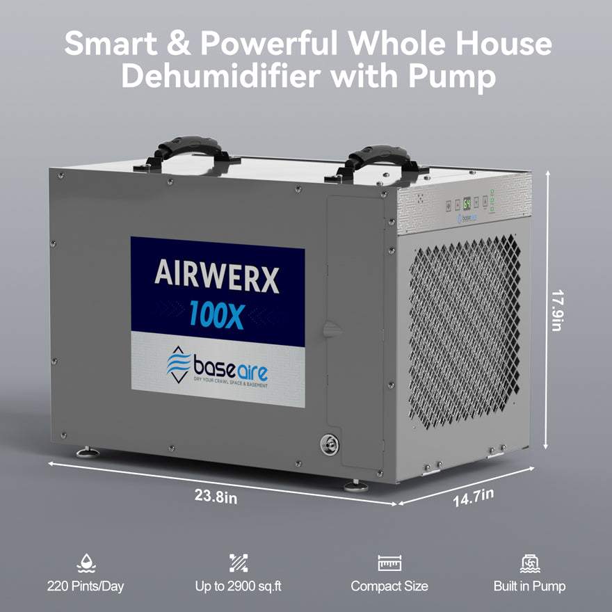Crawl Space dehumidifier from Baseaire - 