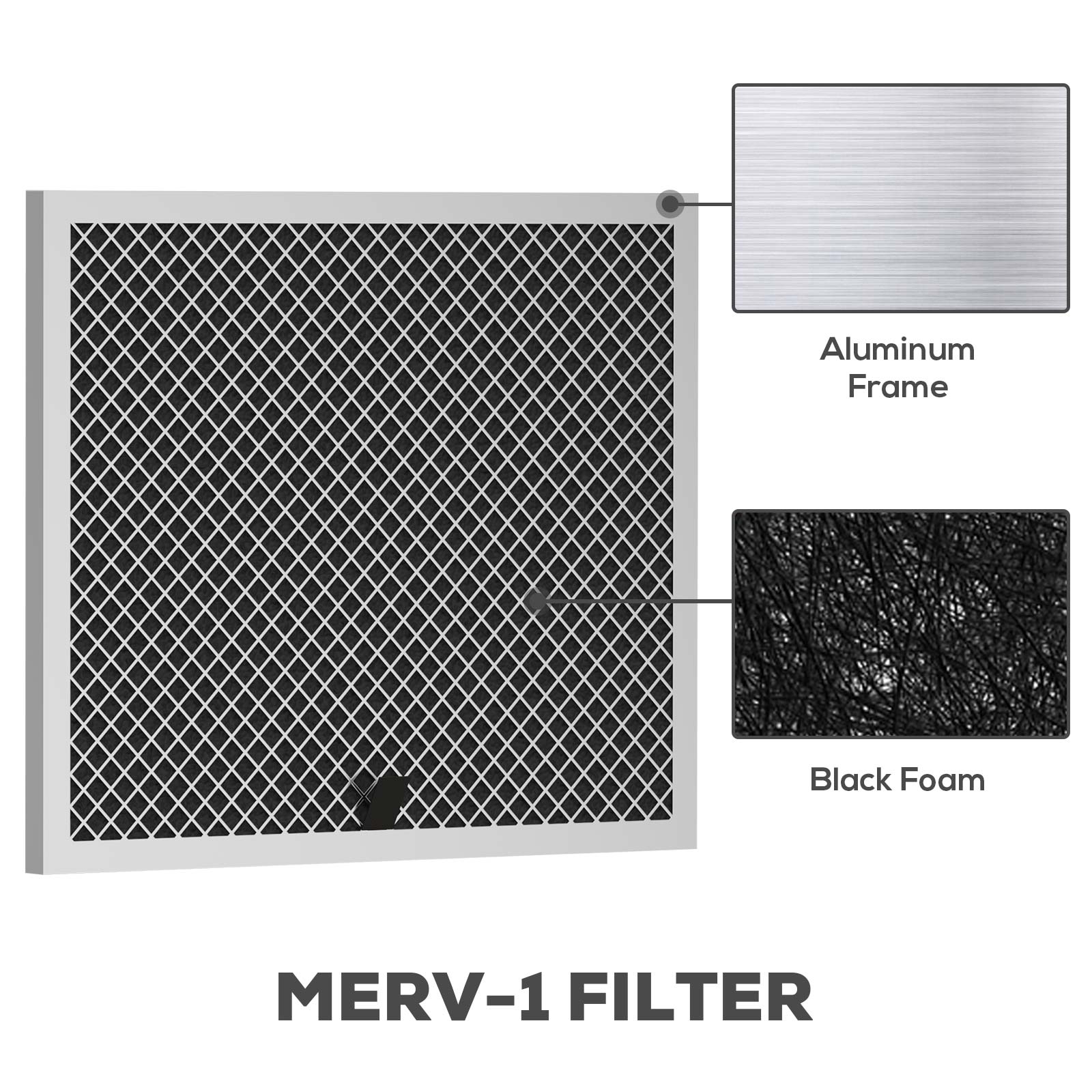 BaseAire 4 Pack MERV-1  Filter for AirWerx 35P