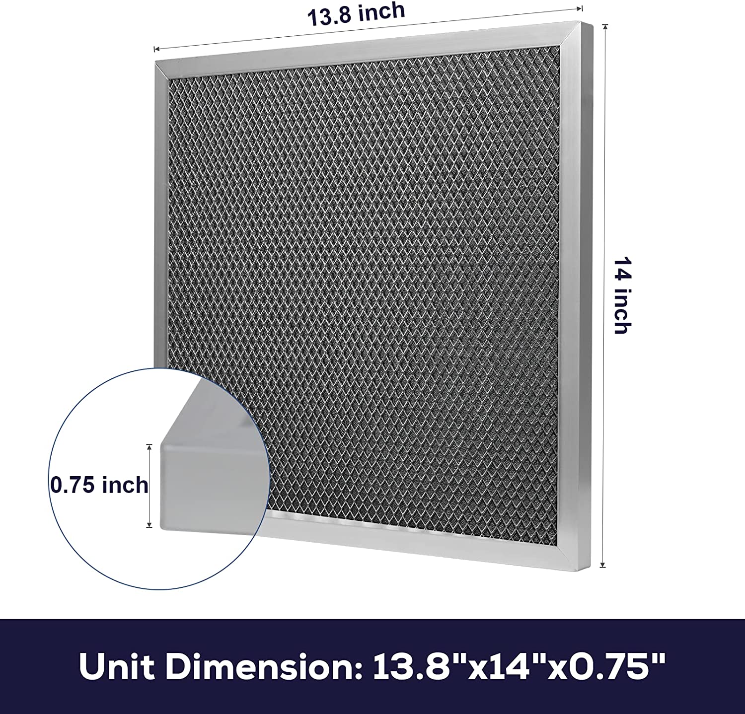 BaseAire 3 Pack MERV-1 Filter for AirWerx100X, AirWerx120X