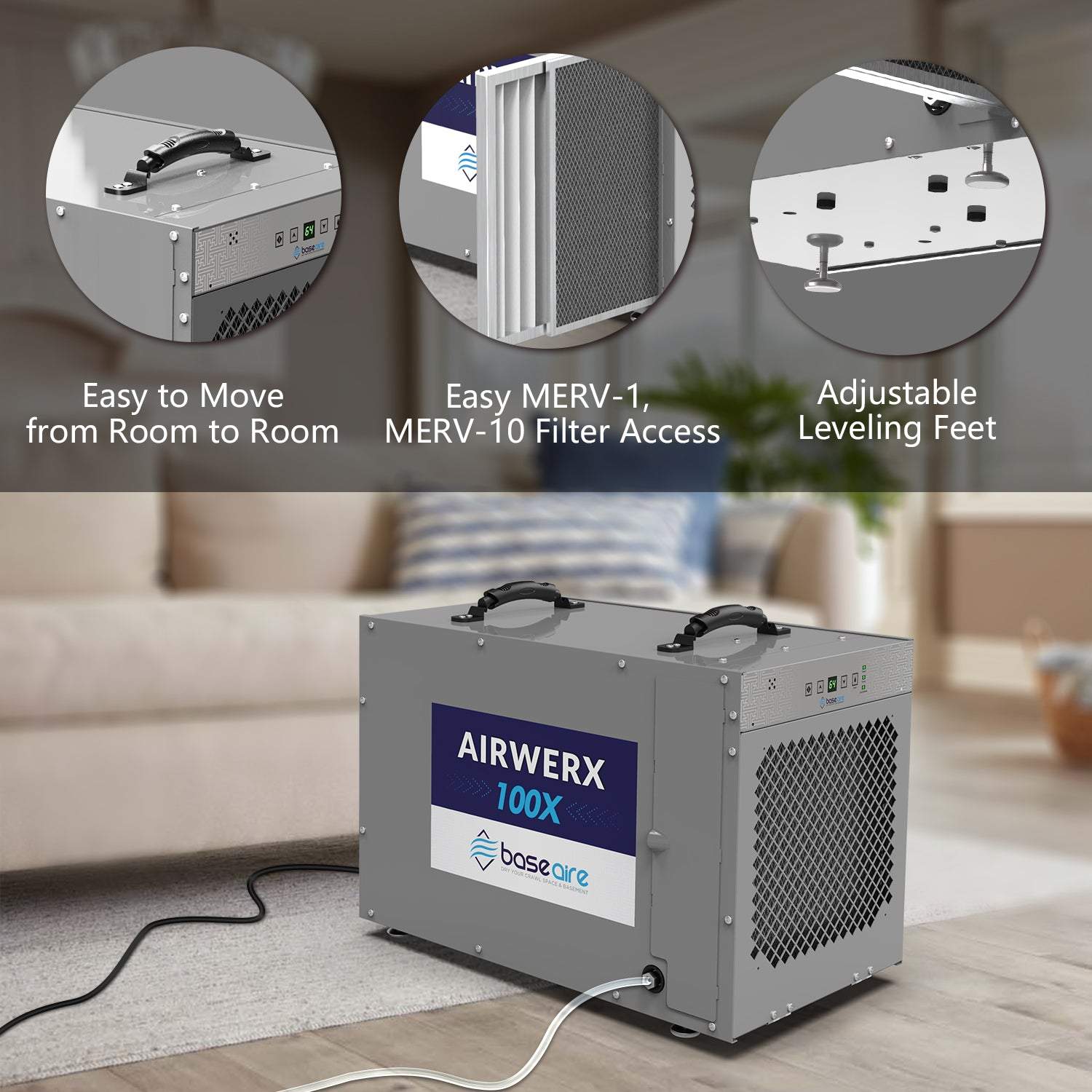 AirWerx 100X Dehumidifier Baseaire
