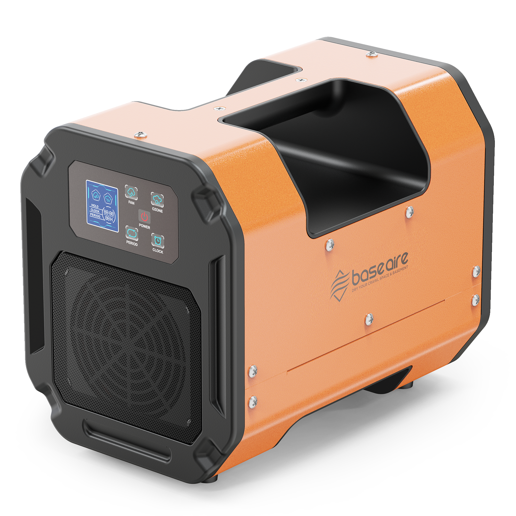 BaseAire 15.000 mg/h Ozongenerator, O-UVC3 Pro Kommerzielle Ozonmaschine mit Digitalanzeige