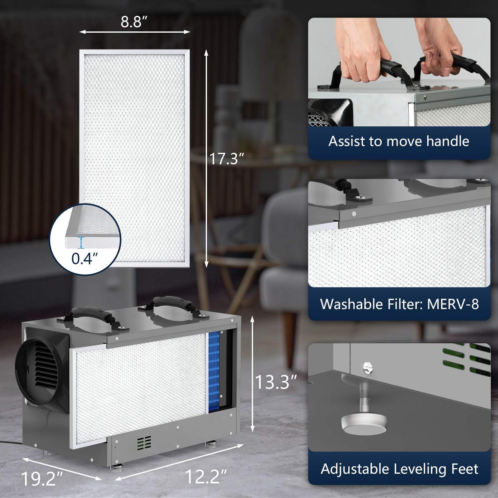 Crawl Space Dehumidifier 120 Pint