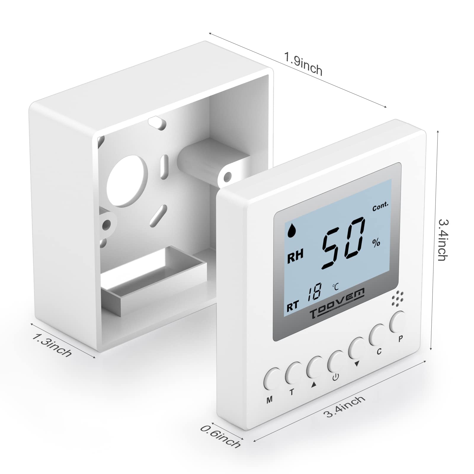 Toovem Dehumidifier Remote Controller