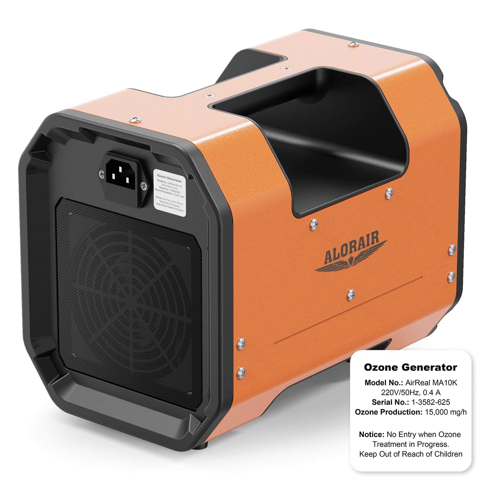BaseAire 15,000 mg/h Ozone Generator, O-UVC3 Pro Commercial ozone machine with Digital Display - Ozone Generator from [store] by BaseAire - Disinfection, Ozone Generator